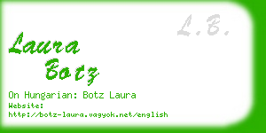 laura botz business card